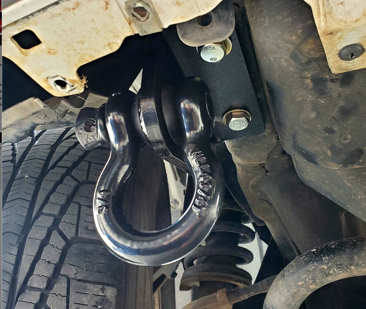 2nd Gen (2005+) Nissan Frontier Rear Bolt-on Recovery Points